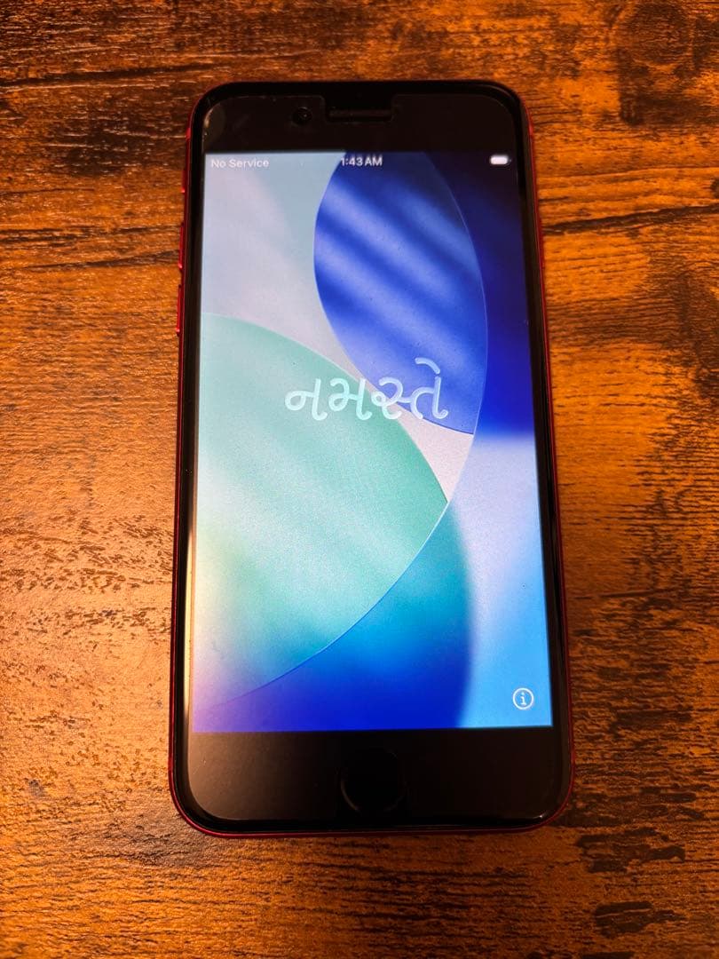 iPhone SE2 第2世代 128GB SIM解除済 赤 バッテリー78%