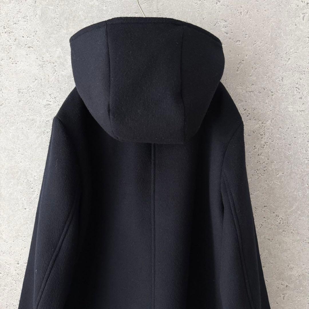 IENA 二重織りシャルムハーフコート　2Way ネイビー　38