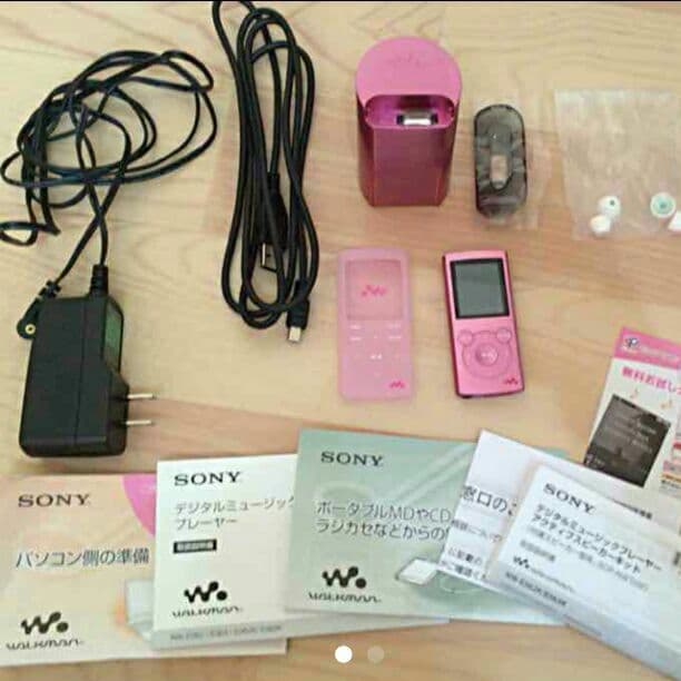 最終値下げ‼️Sonyウォークマン  人気のピンク NW-E062K