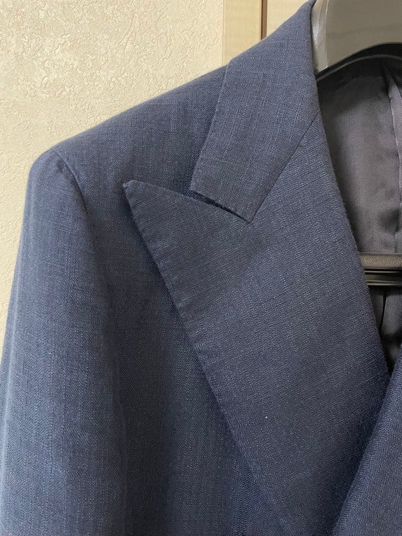 値引き可　SHIPS Valditaro ネイビーダブルブレストジャケット 46