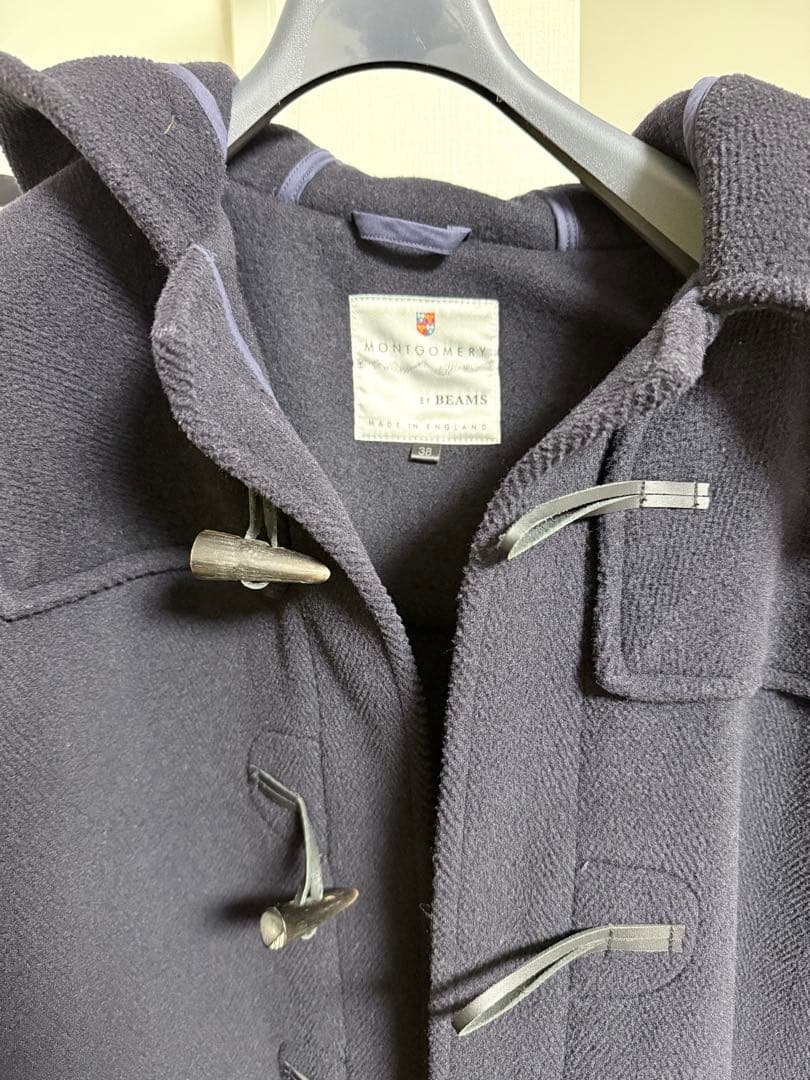 英国製　MONTGOMERY BEAMS別注 ヘリンボーン ダッフルコート38