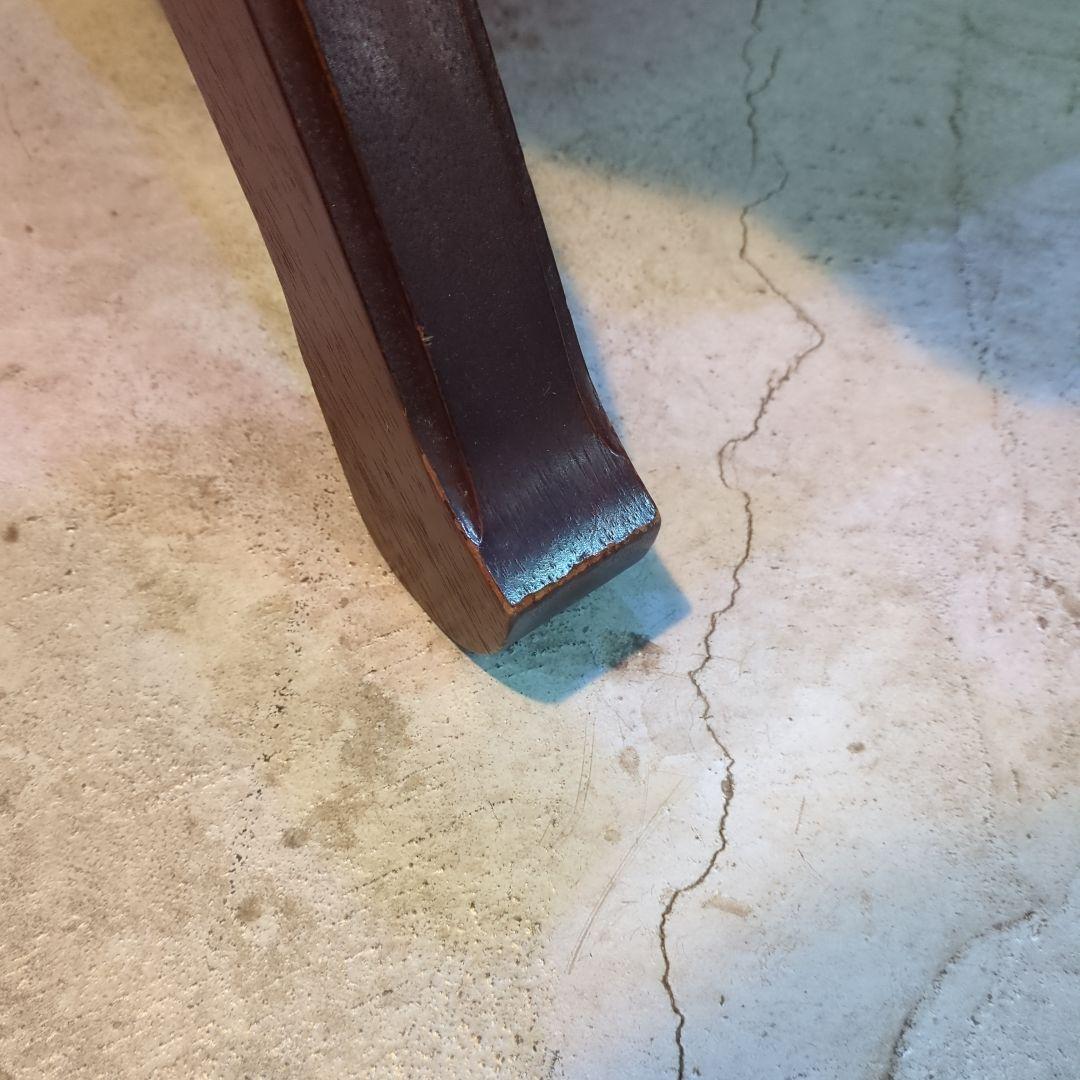 マルニ木工◆ビンテージ　ラタン　本革　ソファ　アーム　チェア 椅子 イス ④