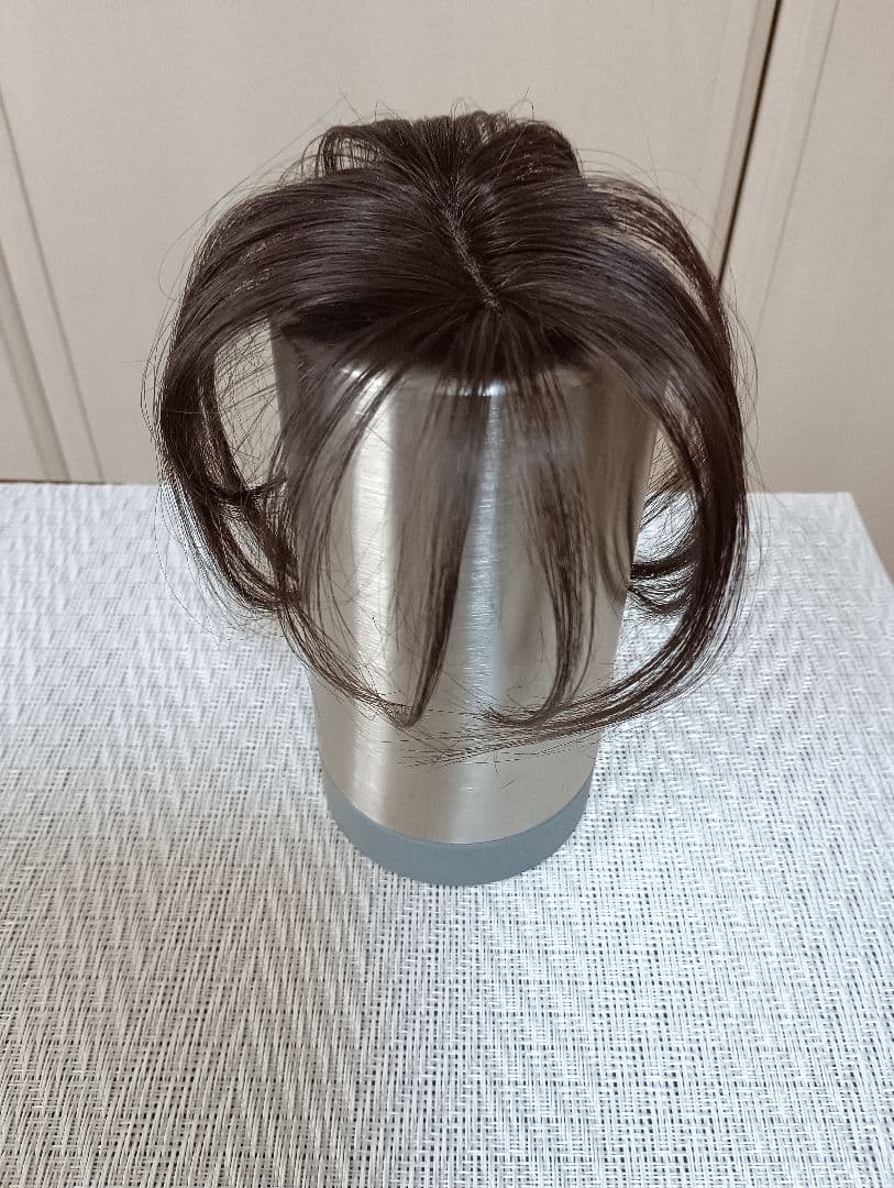 ヘアメイトチャチャ　ダークブラウン 前髪ウィッグ