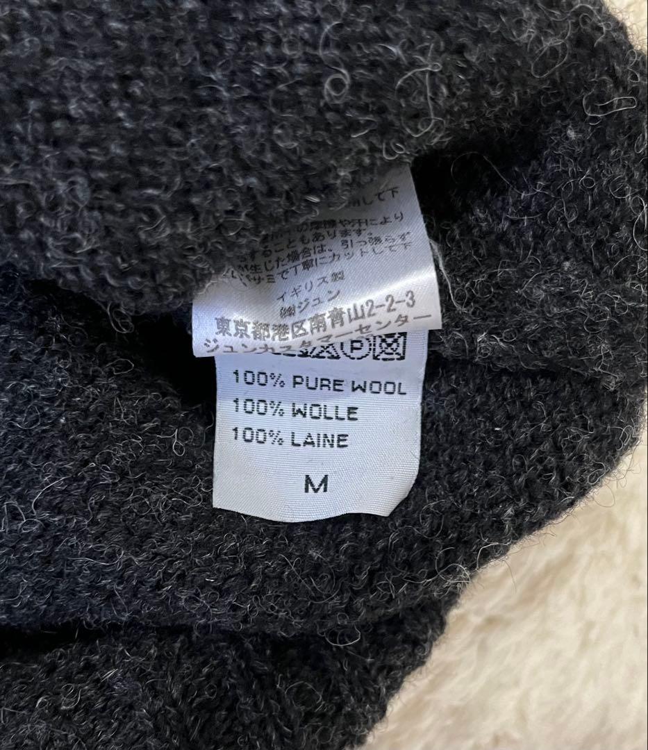 E.TAUTZ ダークグレー クルーネックセーターMサイズ