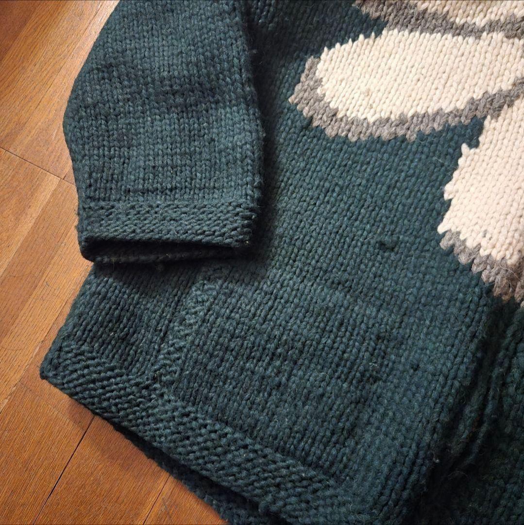 リクトDaisy pattern ecuador knit