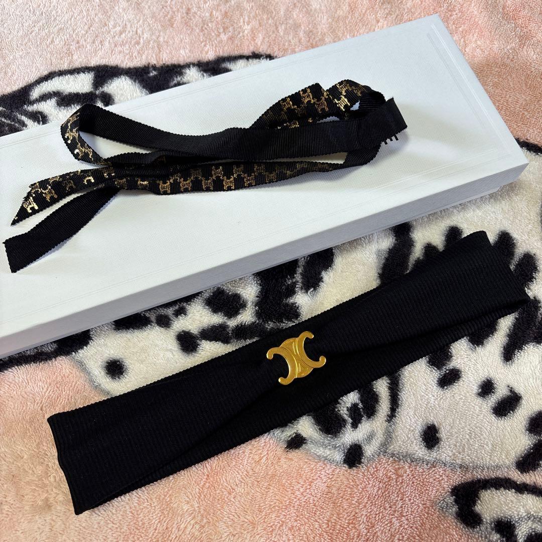 2025セリーヌ◇トリオンフヘアバンド新品