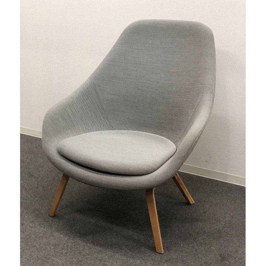 HAY■AAL93　アバウトアチェア　ラウンジ　ハイバック　グレー★埼玉発送