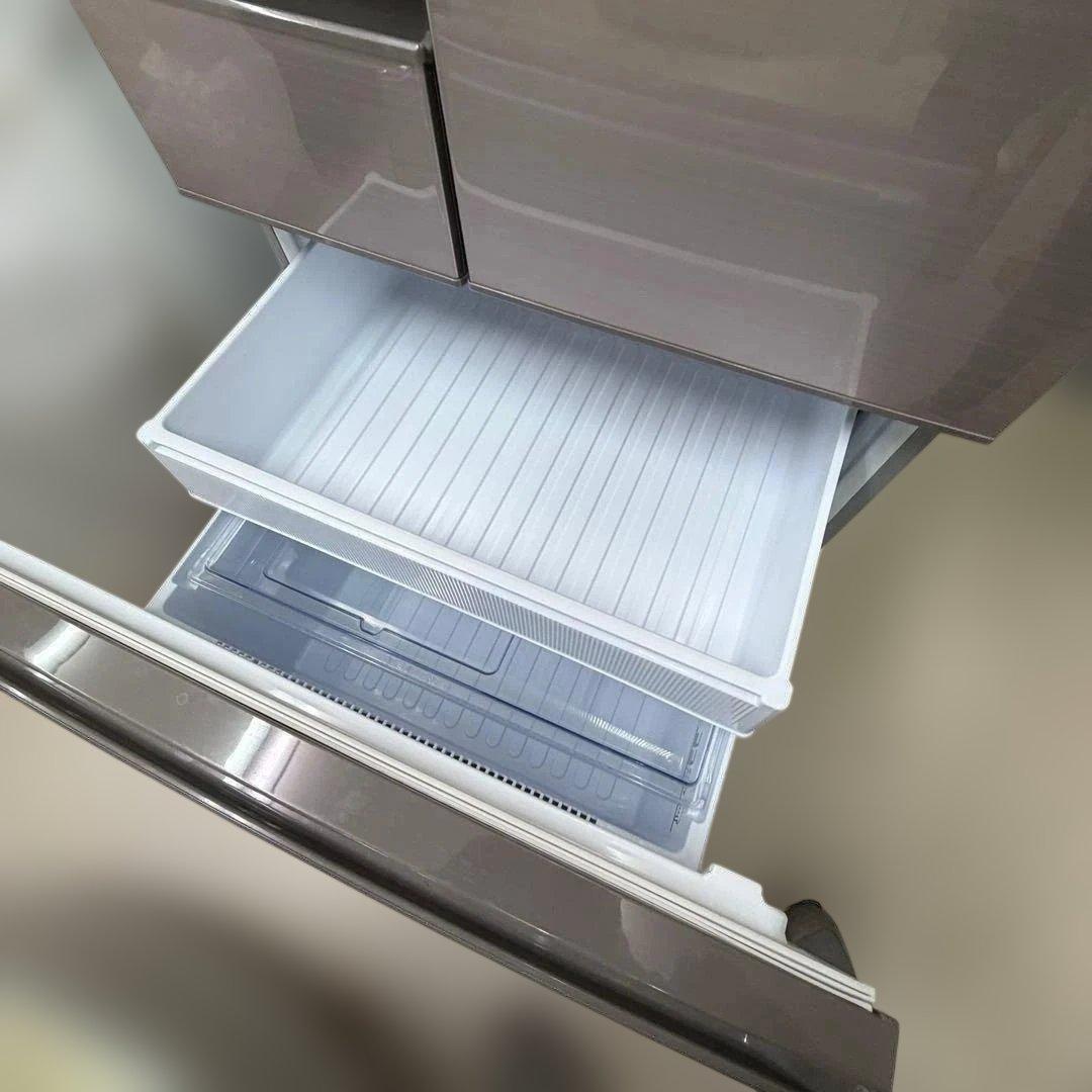 【美品 2021年】SHARP 502L 6ドア 冷蔵庫 SJ-F503G-T