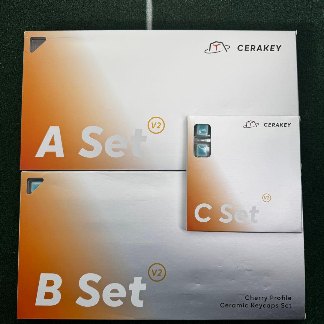 Cerakey Crazed 無刻印 余りセット