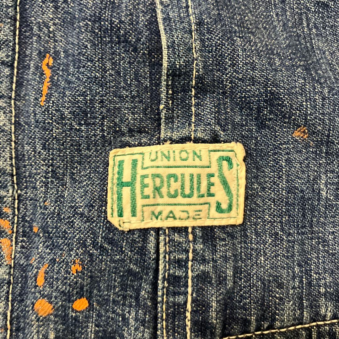 Hercules デニムオーバーオール 40s 50s　ヘラクレス