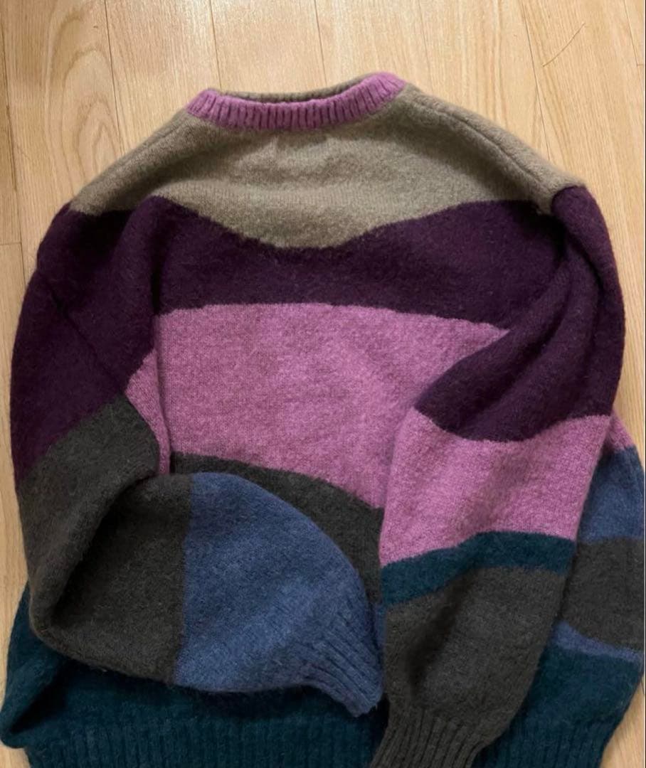 taupe モヘアニット