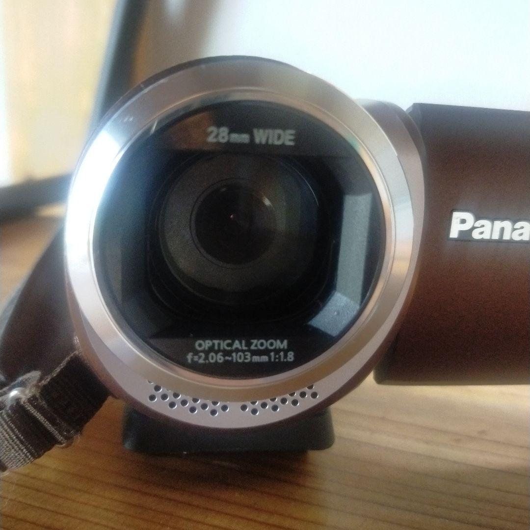 ビデオカメラ　パナソニック　HC-W590M　ブラウン