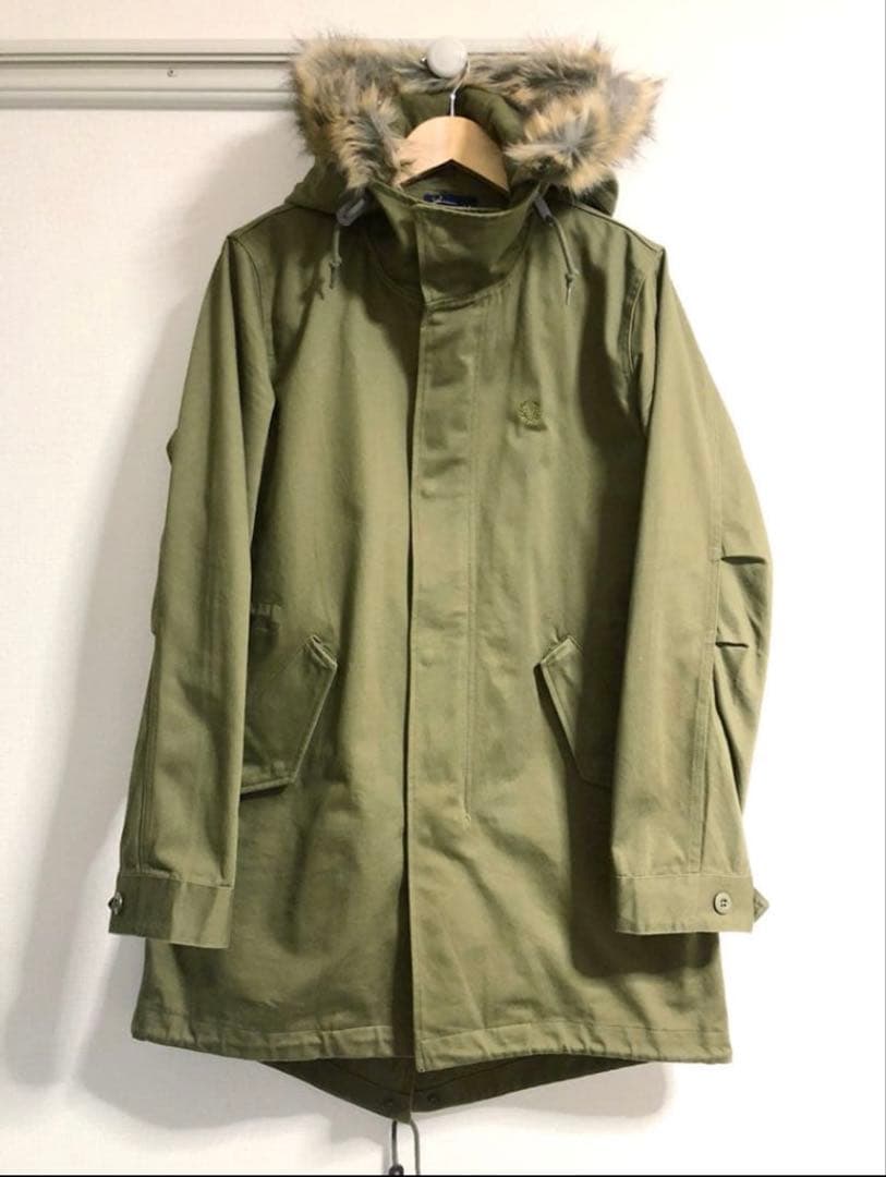 16AW FRED PERRY フレッドペリー モッズコート ライナー付き M