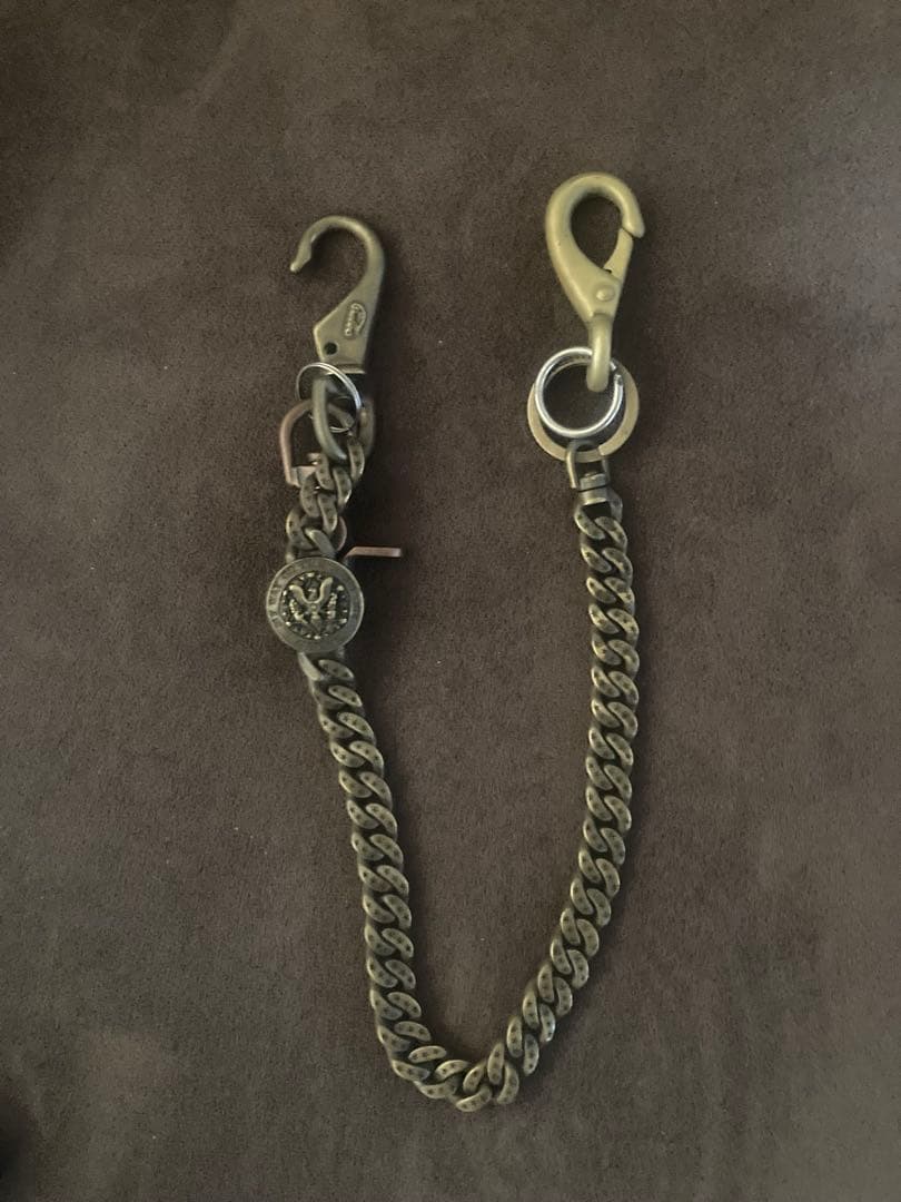 CALEE ウォレットチェーン ゴールド 真鍮