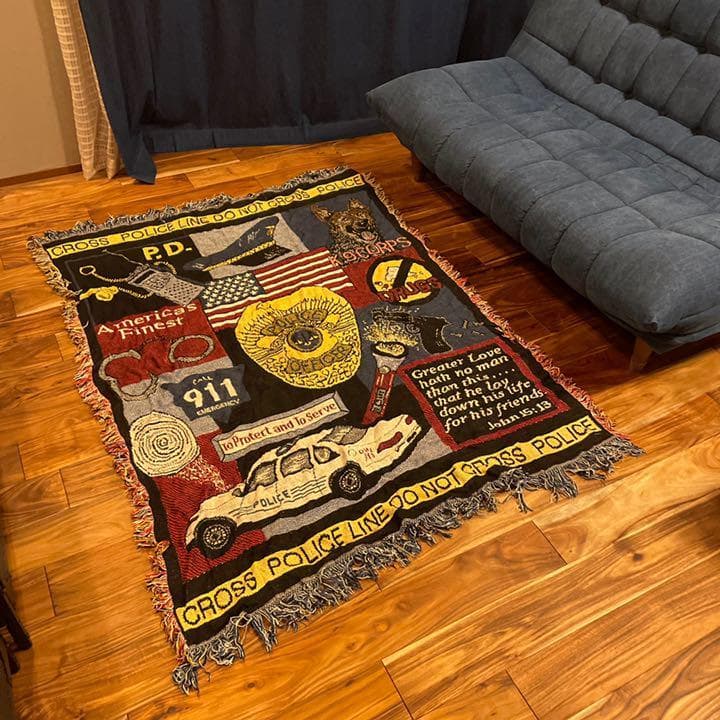 タカナ アメカジ アメリカン ラグマット 雑貨 カーペット 敷物 ポリス