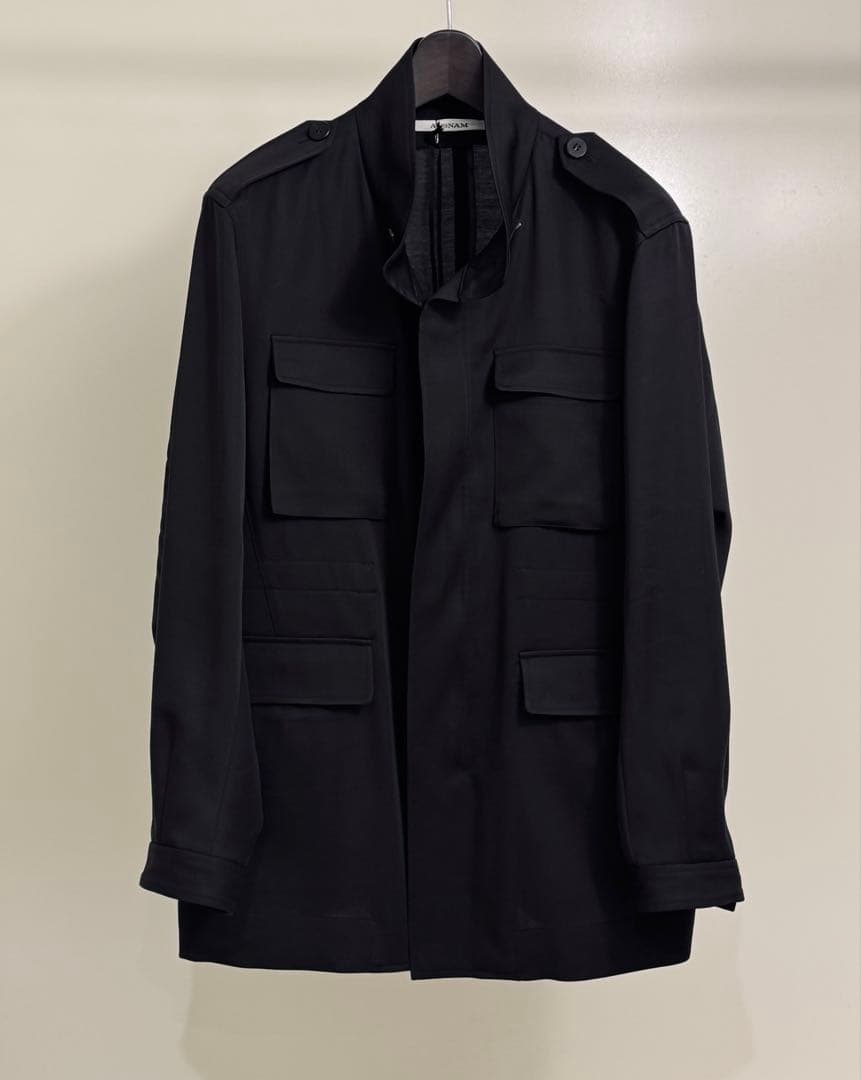 ANSNAM シルクウール M-65 ジャケット