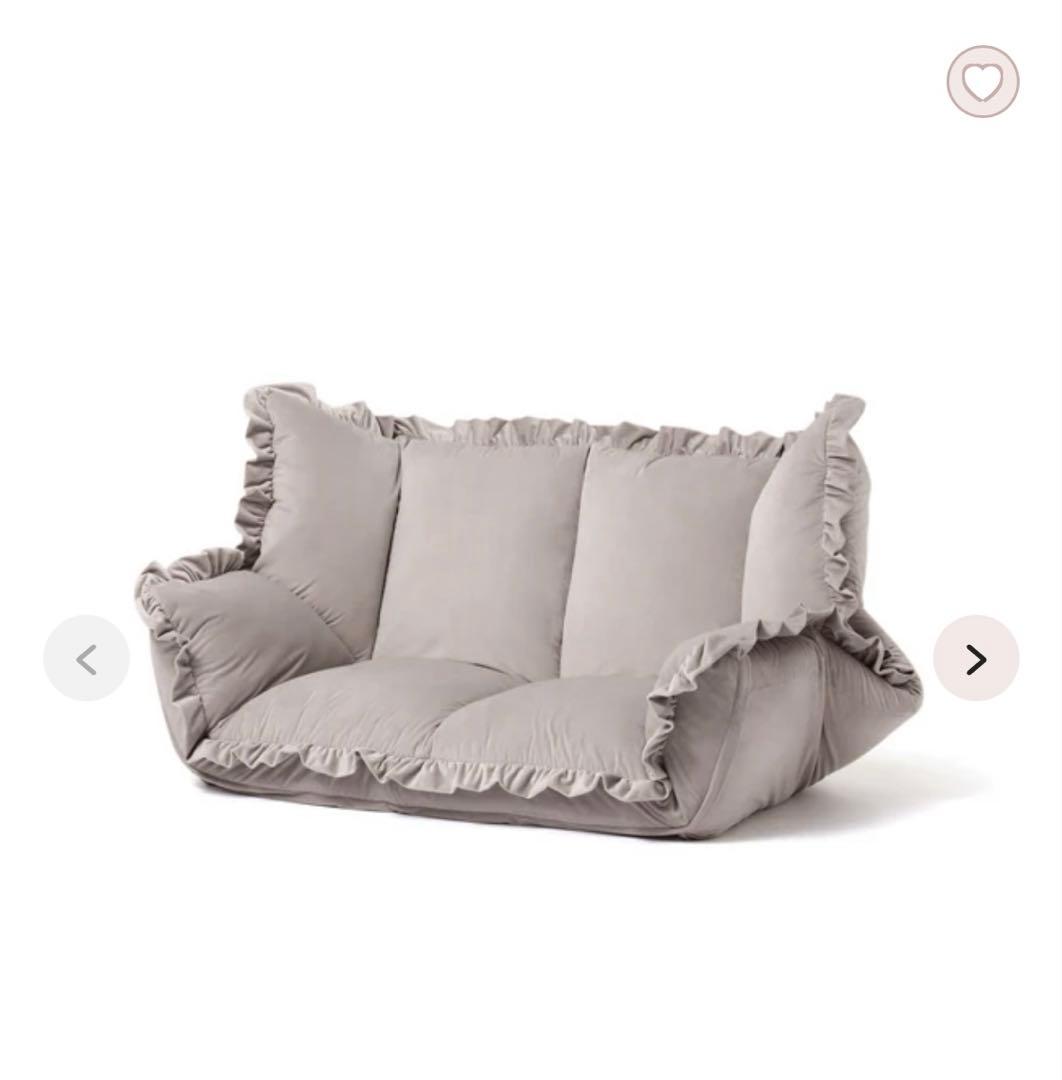 FrancFranc カラン フロアソファ （W1120～1570） グレー