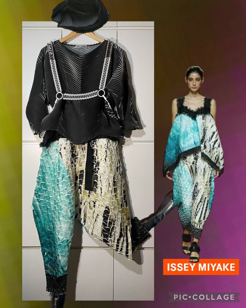 ISSEY MIYAKE 3D 変形パンツ スチームストレッチ イッセイミヤケ