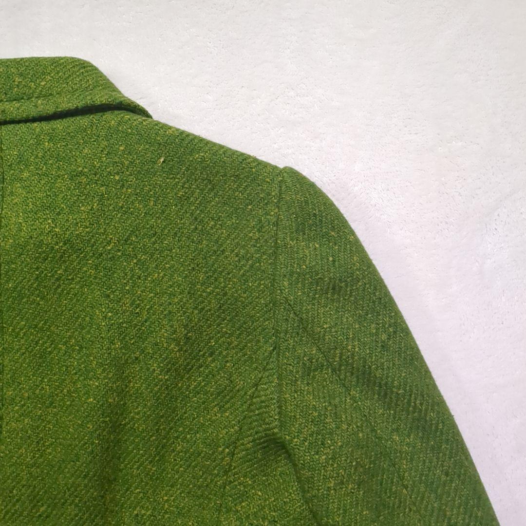 MOSCHINO モスキーノ ツイードジャケット 花装飾 シルク混 M（タイト）