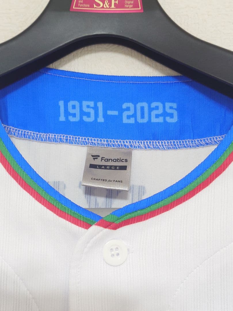 埼玉西武ライオンズ 栗山巧 75周年 ユニフォーム L 白 ホワイト NPB