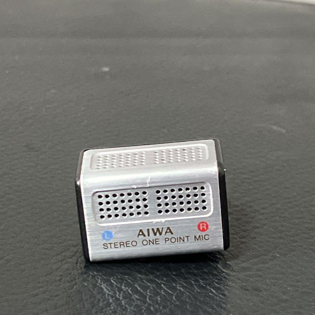 【希少】アイワ カセットボーイ AM FM TV ラジオ HS-J9 マイク付き