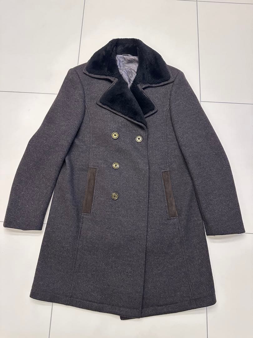 ETRO エトロ コート　ロングコート グレー　サイズ48