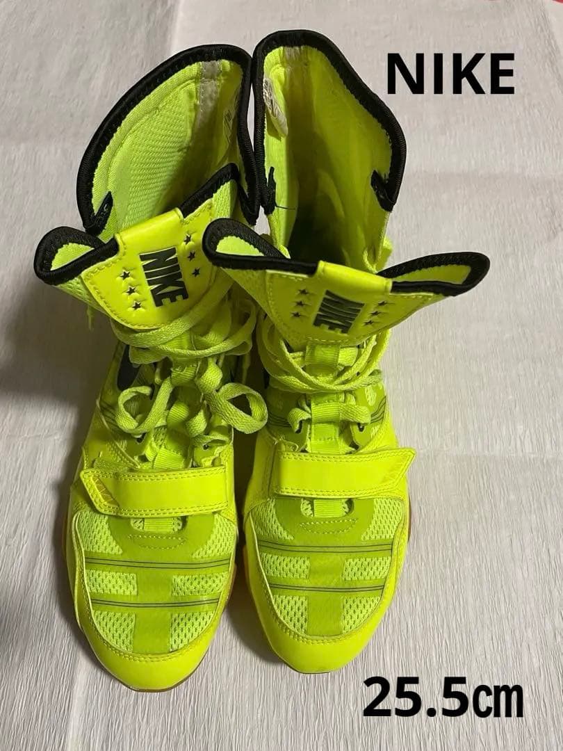 NIKE メンズ　ボクシングシューズ　イエロー