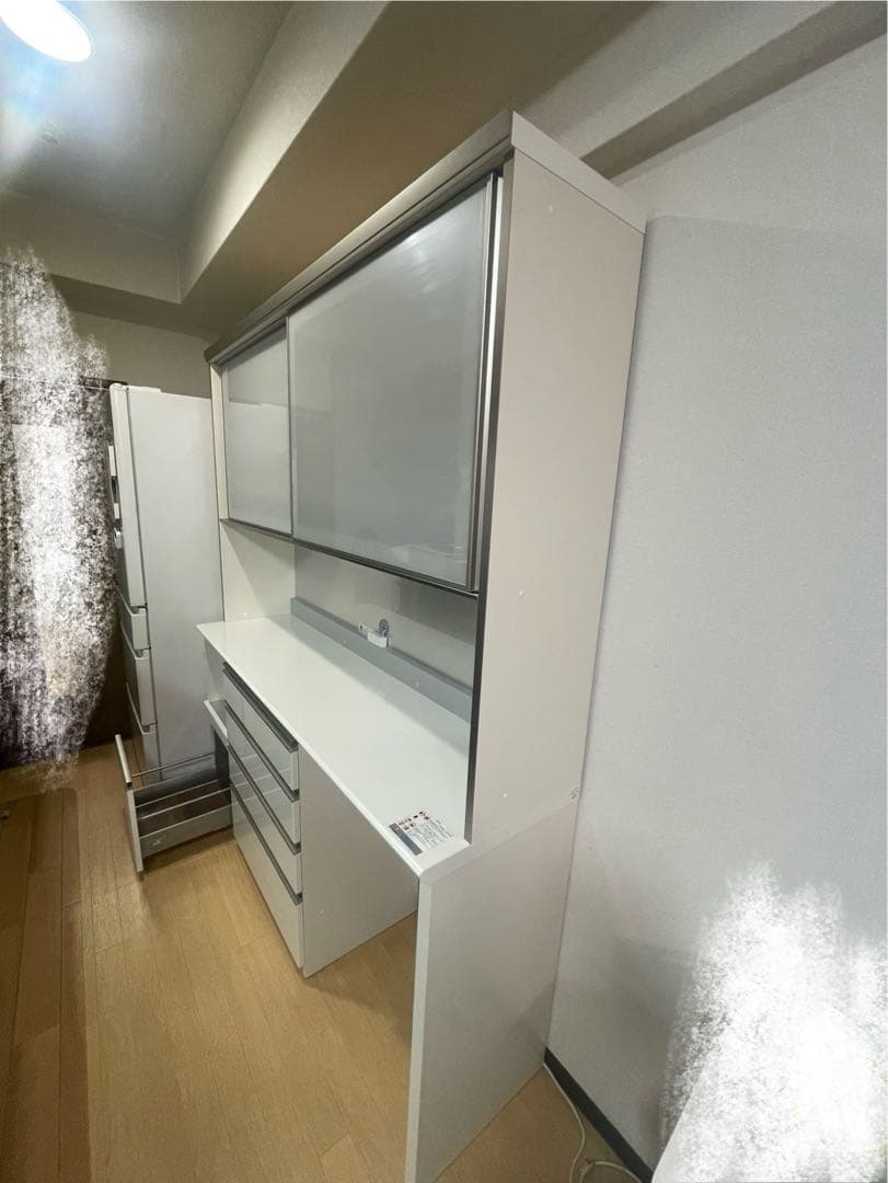 ポ*ド様 超美品　パモウナキッチンボード　170㎝幅　食器棚