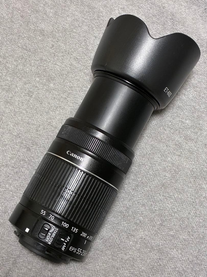 ⭐️完動⭐️ Canon EF-S 55-250mm IS II フード付望遠レンズ
