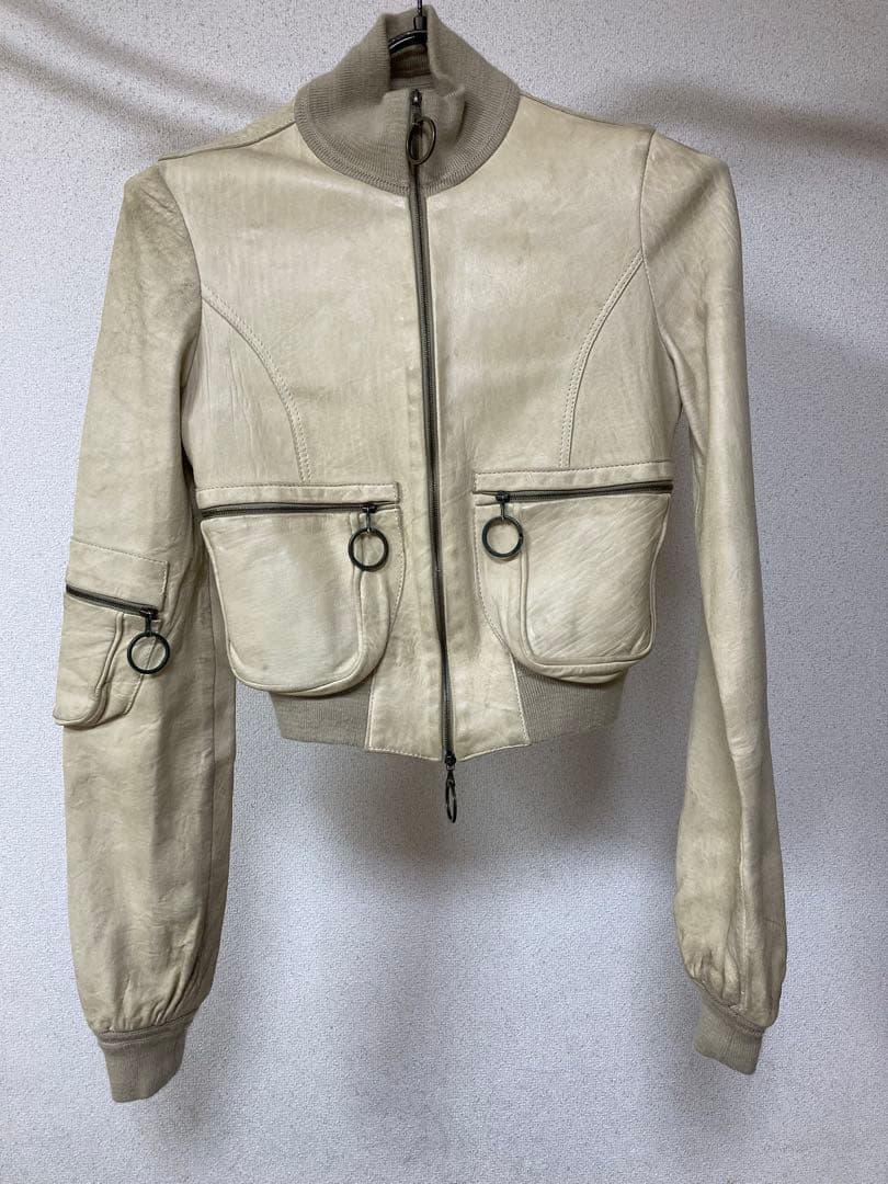 HAUTEオート羊革ラムレザージャケットRick Owensリックオウエンス