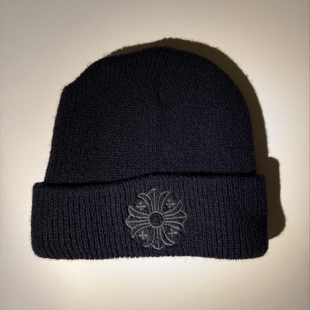 CHROME HEARTS クロムハーツ CHプラス刺繍ビーニー ニット帽