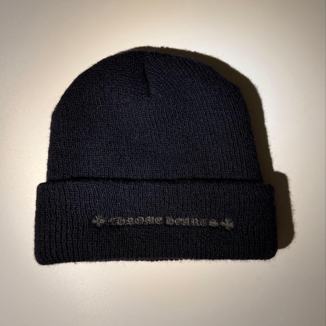 CHROME HEARTS クロムハーツ CHプラス刺繍ビーニー ニット帽