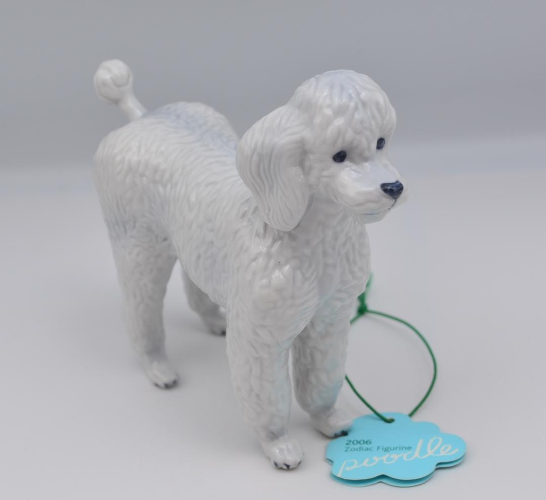 白いプードル　＃334　★ロイヤルコペンハーゲン　デンマーク　2006年　絶版