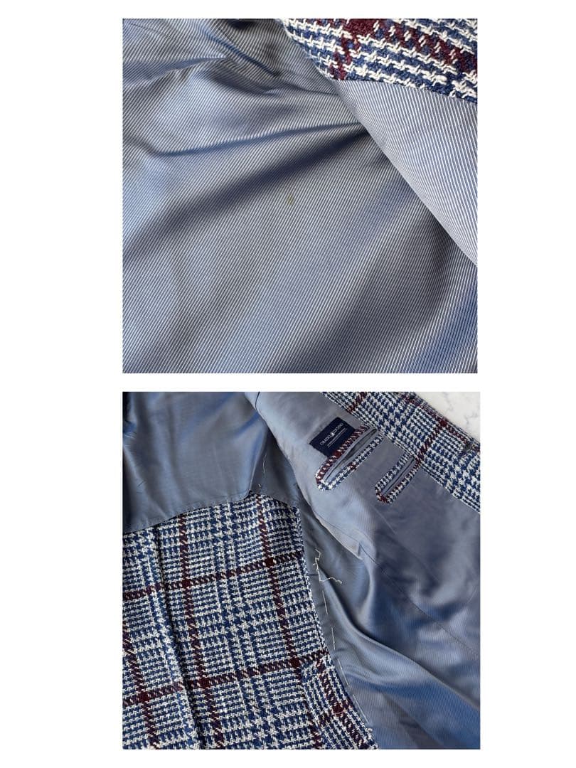 オラッツィオ ルチアーノ テーラード ジャケット 52 XL〜XXL