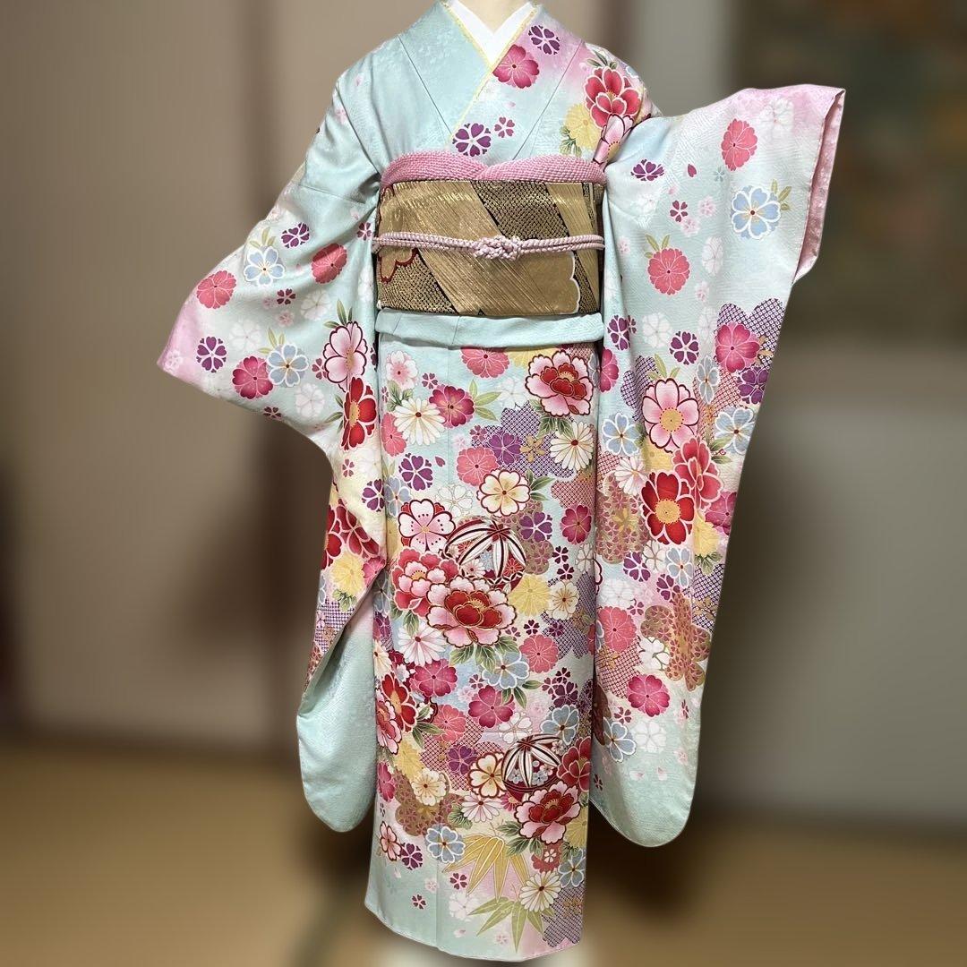 振袖　6点フルセット　成人式　結婚式　身丈159 裄69 美品