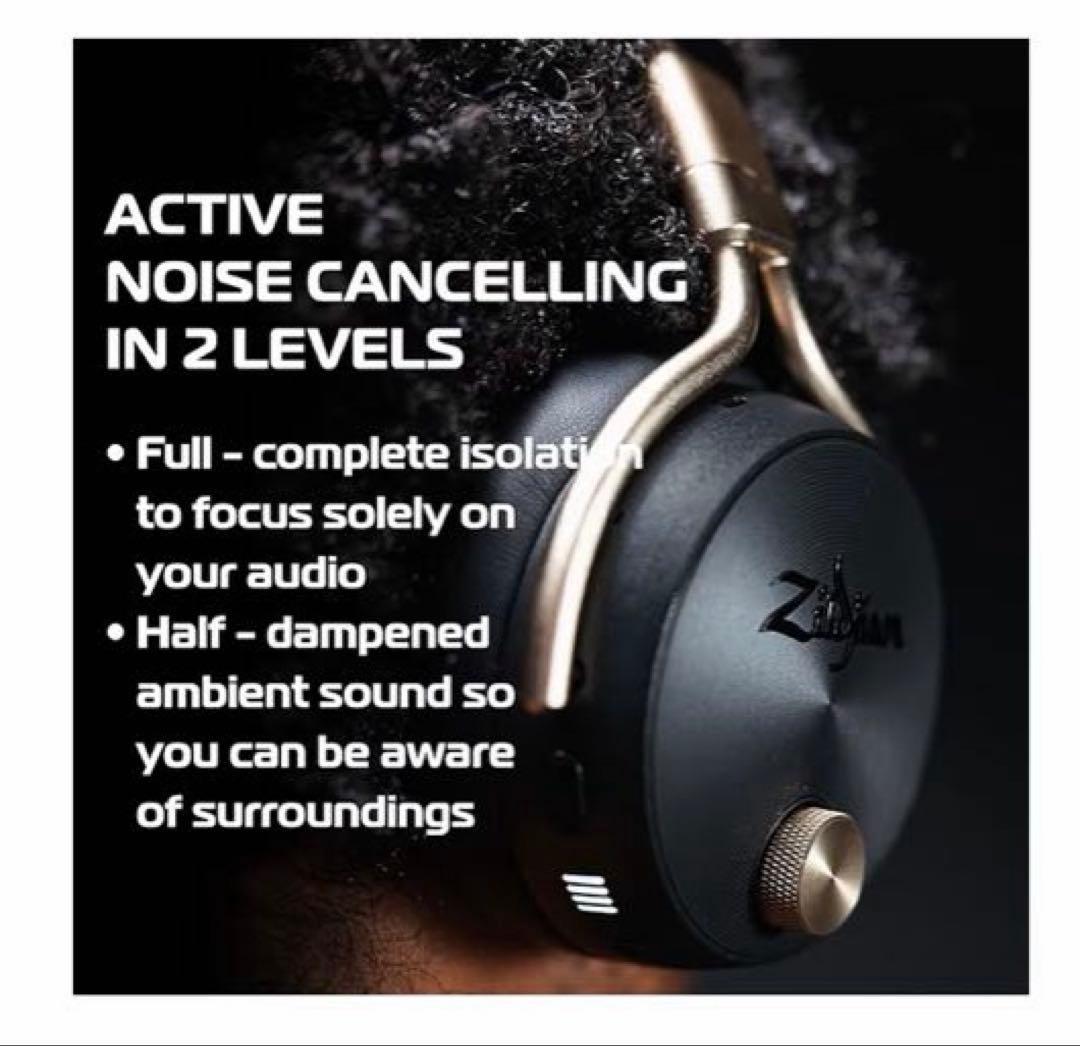 新品　ジルジャン Zildjian ワイヤレス　ヘッドホン　ブラック