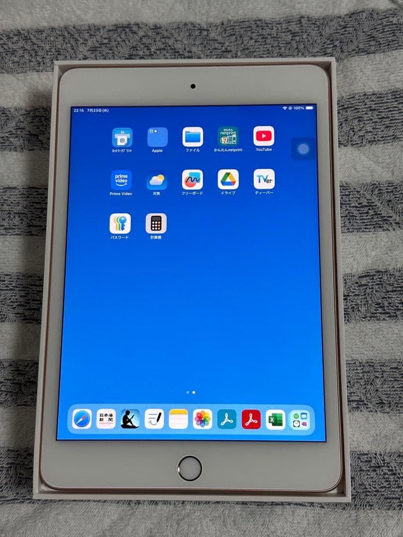 iPad mini 5 64GB Wi-Fiモデル ゴールド