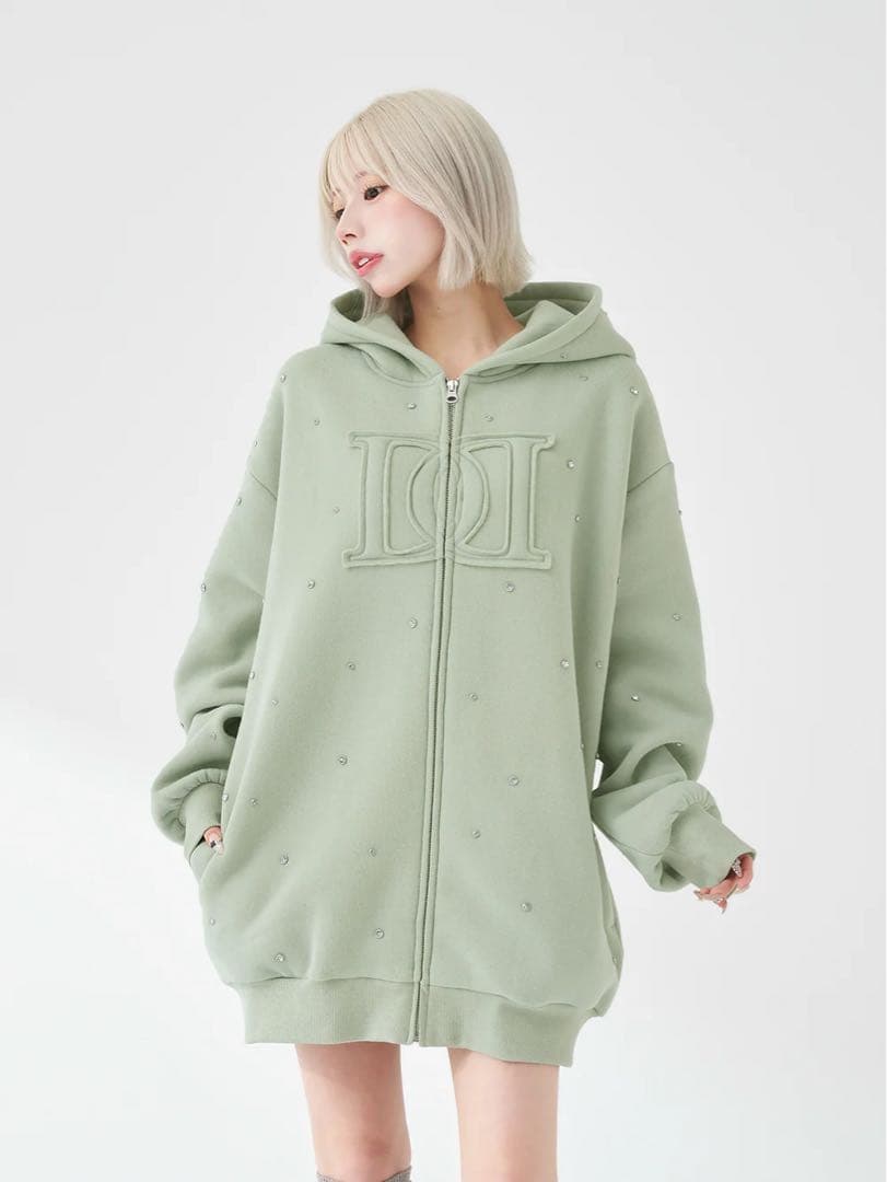 Darich ダーリッチ DDロゴビジュージップパーカー MNT ミント