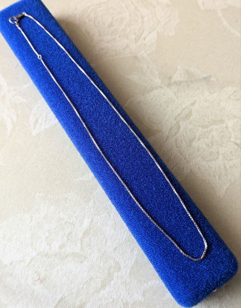 ♡ベネチアン ネックレス♡Pt850 幅1.0mm 40cm 造幣局刻印