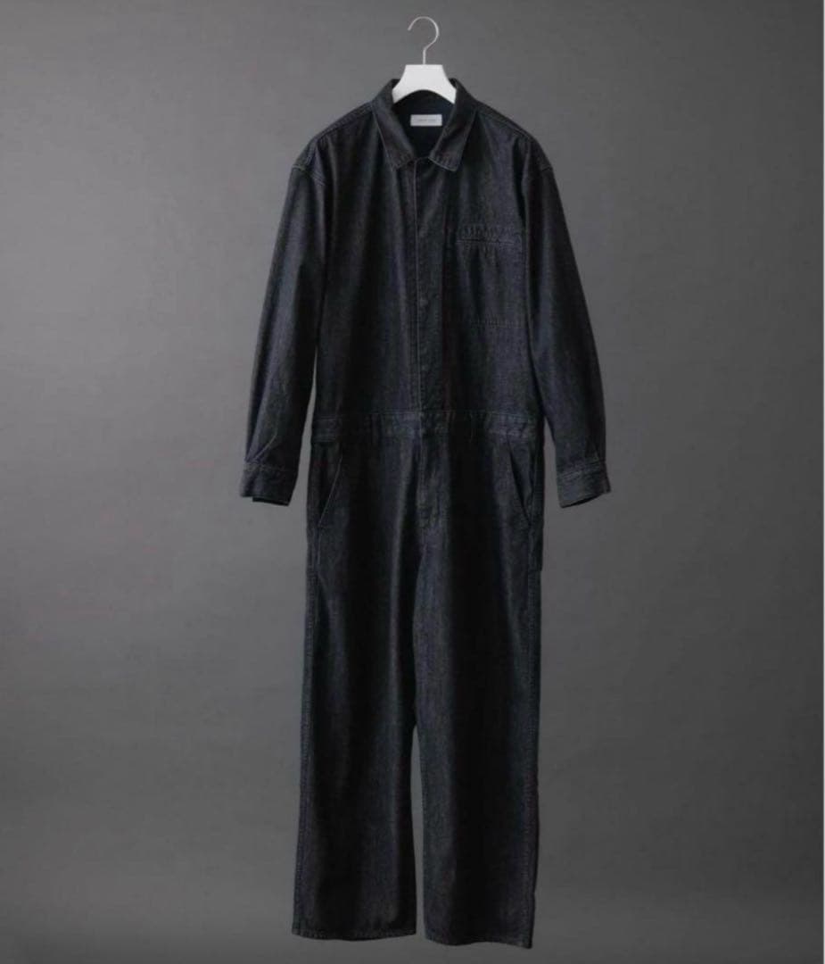 【未使用】ADAM ET ROPE' /リサイクルコットンデニム オールインワン