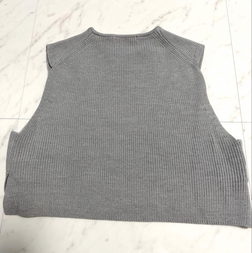 【未使用級✨️】アナイ メリノウール アンサンブル ニット ワンピース グレー M