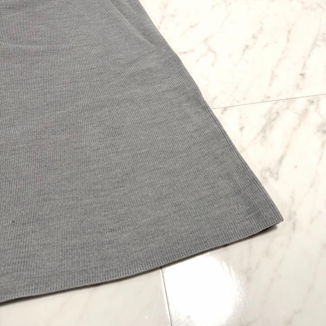 【未使用級✨️】アナイ メリノウール アンサンブル ニット ワンピース グレー M