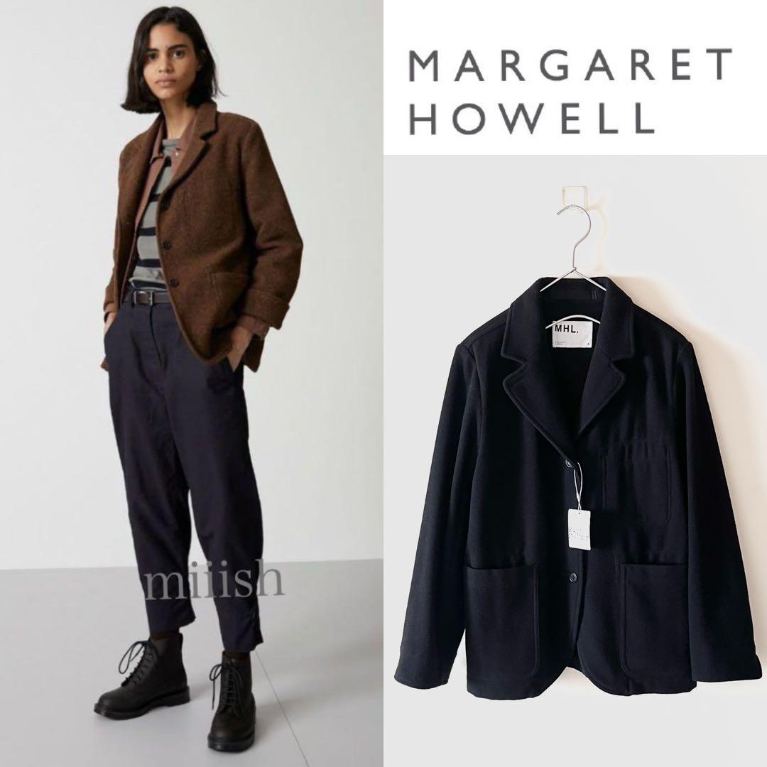 新品 マーガレットハウエル フェルテッドシェットランドウールジャケット5.3万