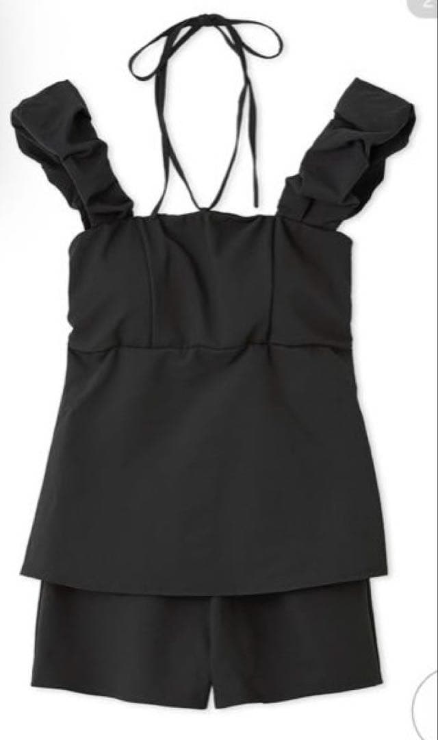 【未使用】FRAYI.D ギャザーパフデザイン2wayスイムウェア