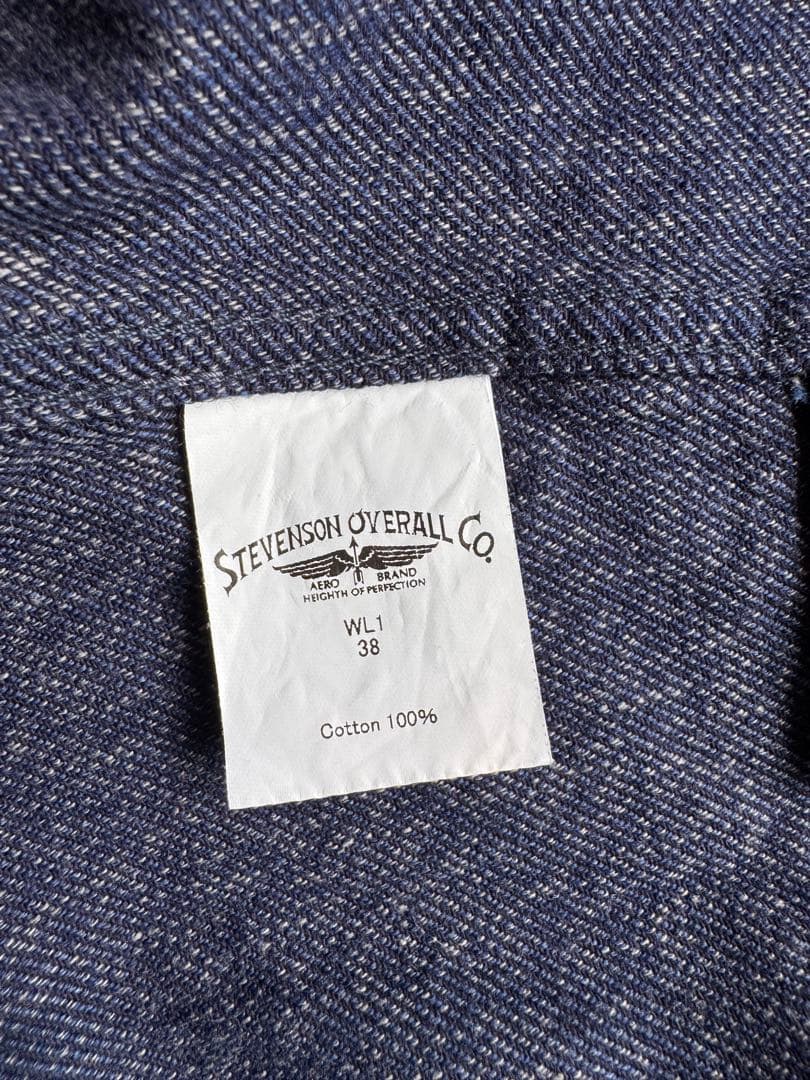 STEVENSON カバーオール ネイビー サイズ38