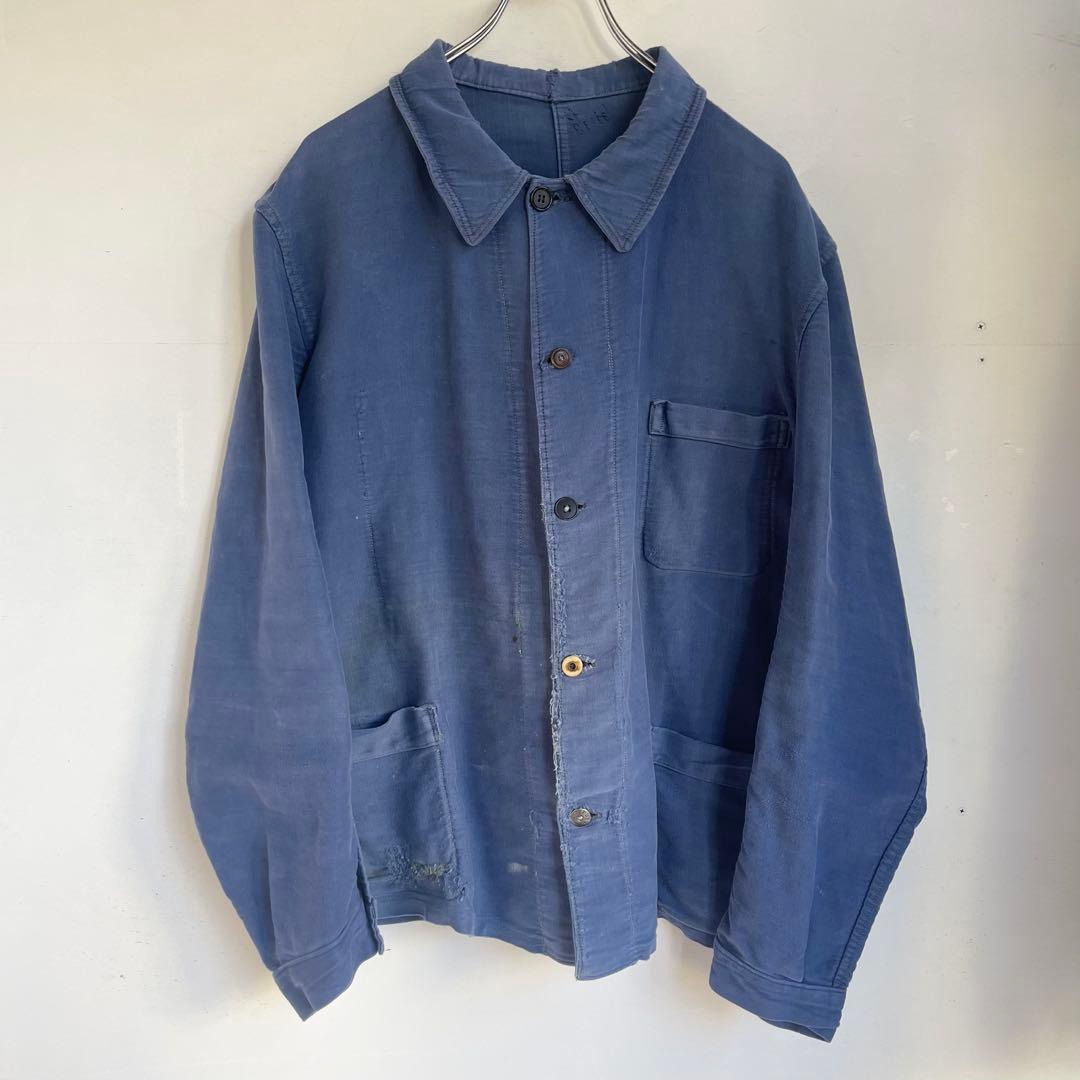 〜50s フレンチ モールスキンジャケット カバーオール ヨーロッパ ユーロ