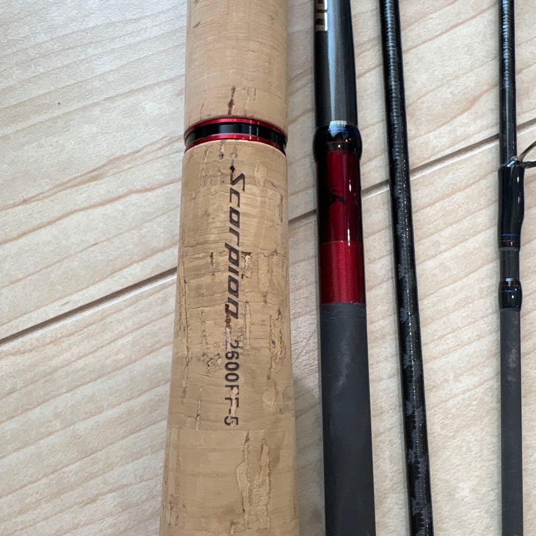 s*s様 Scorpion 2600FF-5 ルアーロッド 専用ケース付　パック