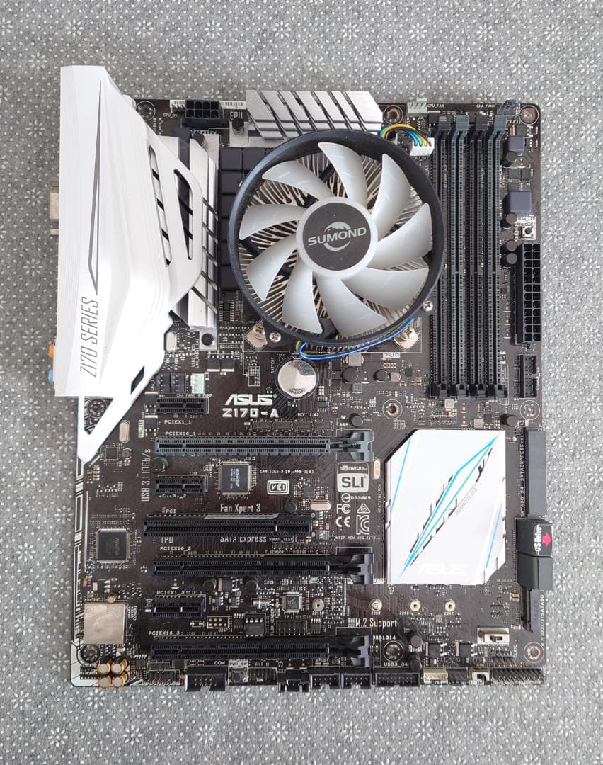 ASUS Z170-A & Intel i5-6600K & クーラー セット