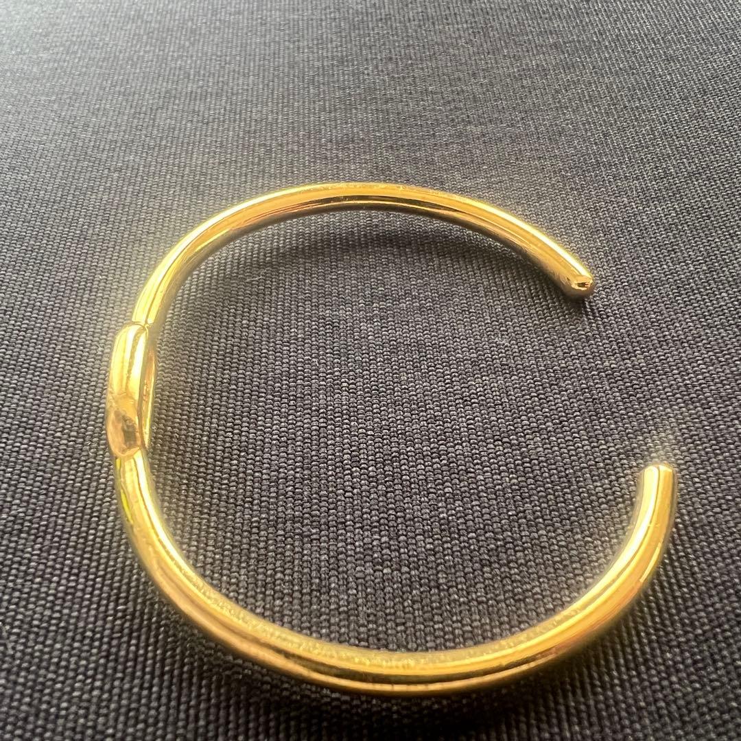 美品✨セリーヌ バングル マイヨン トリオンフ シンカフ ゴールド ブレスレット