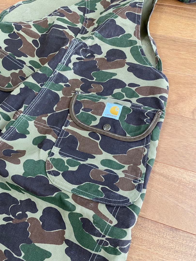 希少！USA製 カーハート 100周年記念 ダックハンターカモ オーバーオール